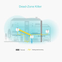 TP-LINK Deco P9 (3-seadme komplekt) AC1200 Kogu Kodu Hübriid Mesh Wi-Fi Süsteem