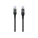 Fikseeritud | USB-C/USB-C kaabel ekraaniga, PD toega, 2m, USB 2.0, 100W | FIXDD-CC2-BK