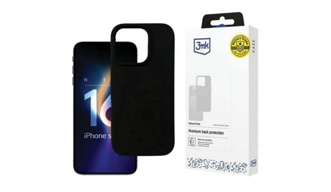 3MK Silicone Case iPhone 16 Pro Max 6.9" black