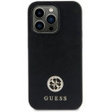 Guess "Hardcase Strass Metal Logo iPhone 15" Black
