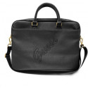 Guess "Saffiano Vintage Script Computer Bag 15/16" Black" GUE001235-0