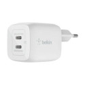 BELKIN 45W DUAL USB-C GAN WALL PPS White