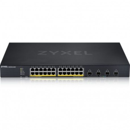 ZYXEL XGS1935-28HP, 28 PORT LITE-L3 SMART MANAGED POE SWITCH, 24X GIGABIT POE AND 4X 10G SFP+, HYBRI