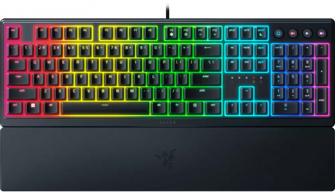 Razer keyboard Ornata V3 Nordic, black