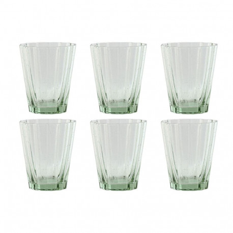 Набор стаканов Home ESPRIT Зеленый Стеклянный 280 ml (6 штук)