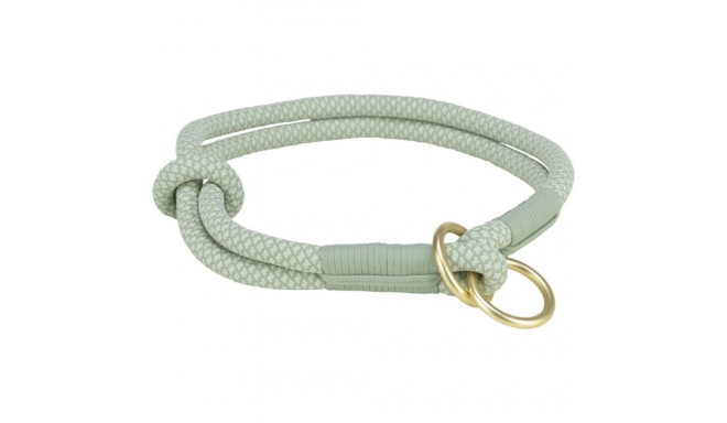 Dog Training Collars Trixie Soft Rope Green Mint L 50 cm