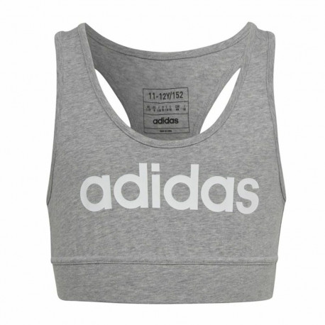 Sports Bra Adidas Essentials Linear Logo Grey - 14-15 Years