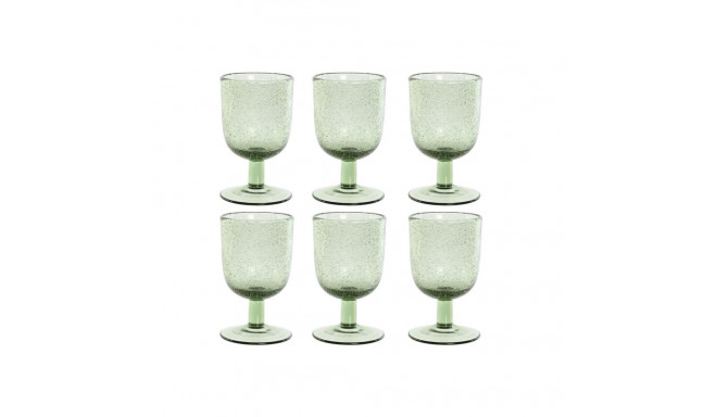 Набор рюмок Home ESPRIT Зеленый Стеклянный 300 ml 8 x 8 x 14 cm (6 штук)