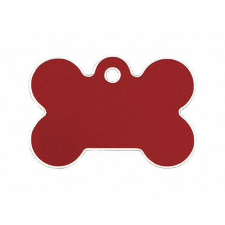 Identification plate for collar Imarc Bone Red