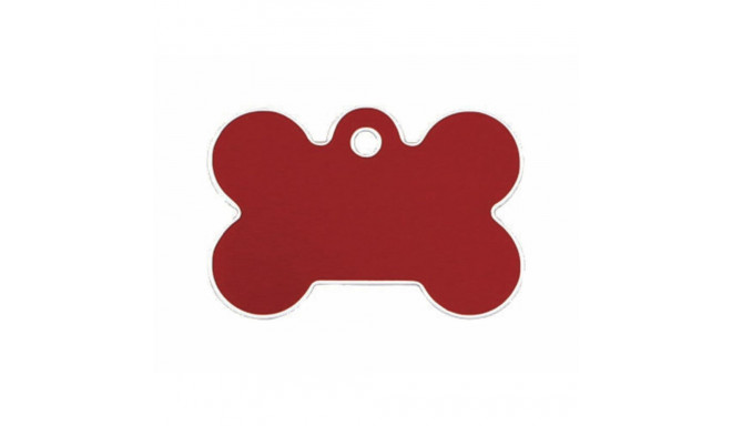 Identification plate for collar Imarc Bone Red