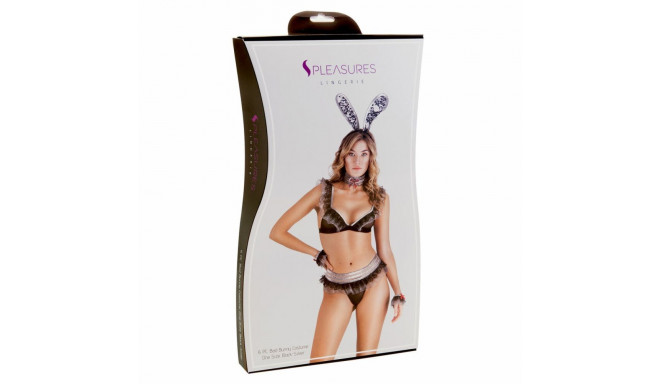 Erotic Costume S Pleasures Black/Silver One size