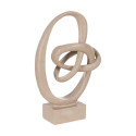 Decorative Figure Beige Abstract 29 x 13,5 x 42 cm