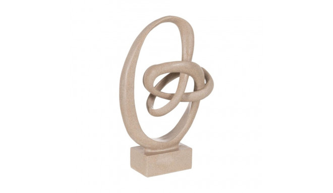 Decorative Figure Beige Abstract 29 x 13,5 x 42 cm