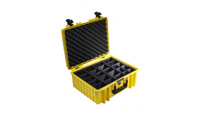 BW Outdoor Cases Type 6000 / Yellow (divider system)