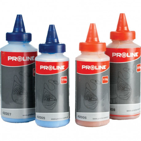 Kreda traserska czerwona 225g, dozownik plast. proline