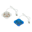 66-384# Rozgałęźnik usb wtyk a-4xgniazdo a 2.0 hub
