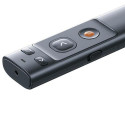 Baseus Orange Dot Wireless Presenter With USB/Type-C Receiver (Red Laser) Grey