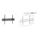 Equip 37&quot;-70&quot; Fixed TV Slim Wall Mount Bracket