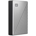 "2,5"" WD My Passport Ultra 4TB Silver USB-C/USB3.0 HDD 6,4cm 2,5Zoll Metal finish RTL portable exte