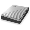 "2,5"" WD My Passport Ultra 4TB Silver USB-C/USB3.0 HDD 6,4cm 2,5Zoll Metal finish RTL portable exte