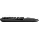 "Logitech Wave Keys Keyboard wireless 2.4 GHz Bluetooth LE QWERTY US International graphite (US)"