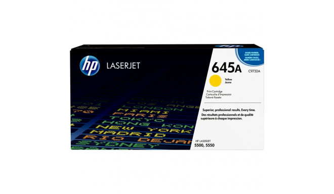 "HP Toner 645A C9732A Gelb bis zu 12.000 Seiten"