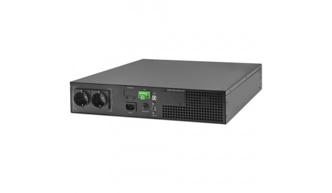 Qoltec 52285 katkestusteta toiteallikas UPS RACK jaoks | 1kVA | 1000W | võimsustegur 1.0 | LCD | EPO