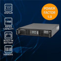 Qoltec 52285 Uninterruptible Power Supply UPS for RACK | 1kVA | 1000W | Power factor 1.0 | LCD | EPO