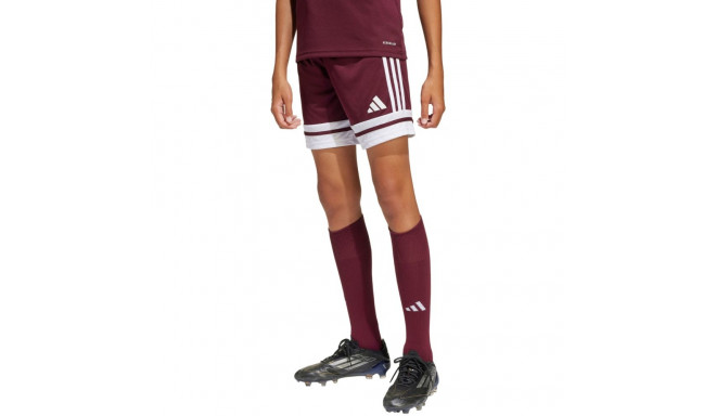 Spodenki dla dzieci adidas Squadra 25 bordowe JC8665 152cm