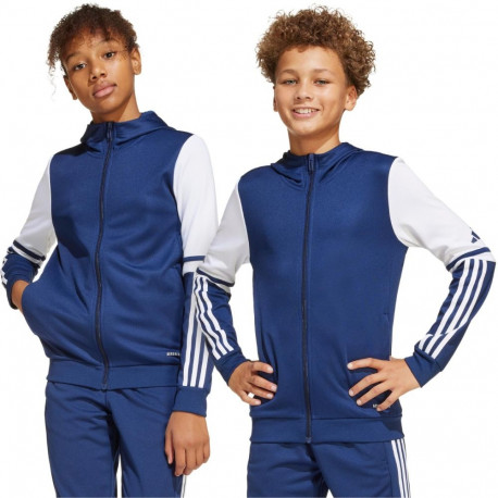 Adidas laste pusa Squadra 25 Hoody JD4800 140cm, tumesinine-valge
