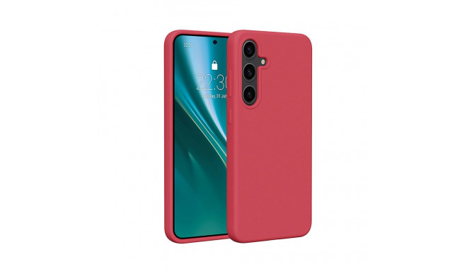 Etteri Silicone case for Samsung Galaxy S25 Plus raspberry