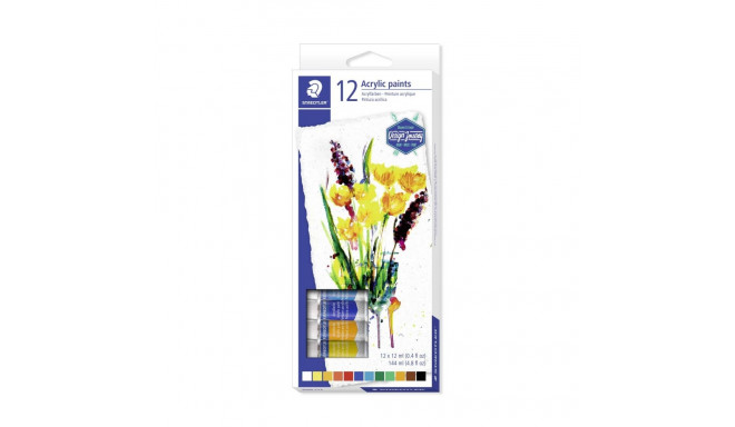 Краски акриловые STAEDTLER 8500, 12 шт.