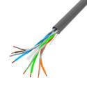 LAN CABLE CAT.6 UTP 100M SOLID CU GREY CPR + FLUKE PASSED LANBERG