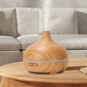 IVY D1 3-in-1 Aroomi Difuusor - Hüdroabsorber - 10W Öö Atmosfääri Lamp 17cm / 500ml Heleda Puidu