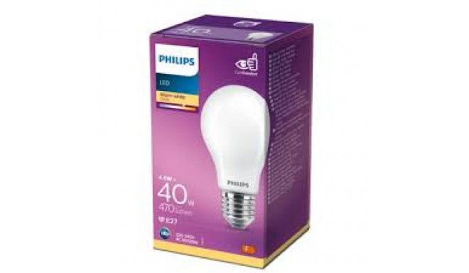 Philips - LED bulb E27 - 4.5W - 40W
