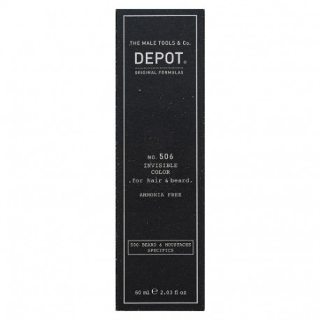 Depot nr 506 Invisible Color poolpüsiv juukse- ja habeme värv Natural Graphite 60 ml