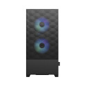 Fractal Design op Air RGB Must TG Selge Toon, ATX, mATX, Mini ITX, Toiteplokk kaasas Ei