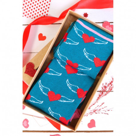 SOKISAHTEL HEARTBREAK sõbrapäeva kinkekarp 2 sokipaariga 425