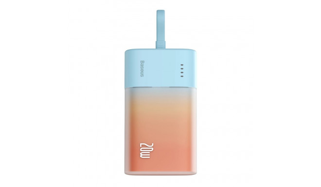 Baseus Popsicle 5200mAh 20W Powerbank with Built-in Lightning Cable (+ White Baseus Simple USB-C - U