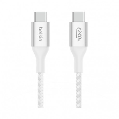 "Belkin BOOST CHARGE 240W USB-C auf USB-C Kabel, 2m, weiss"