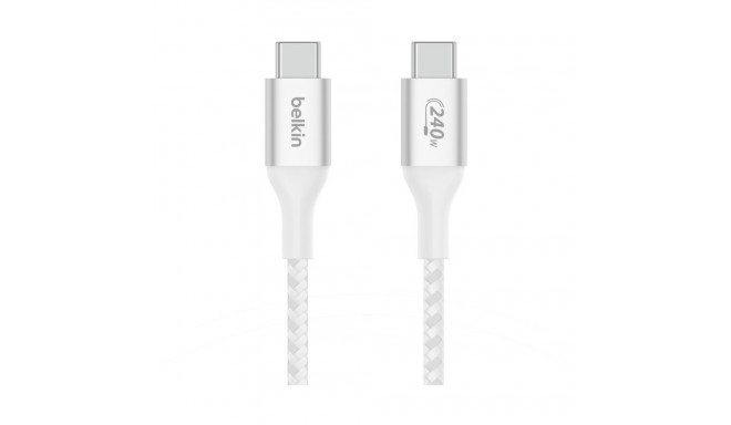 "Belkin BOOST CHARGE 240W USB-C auf USB-C Kabel, 2m, weiss"