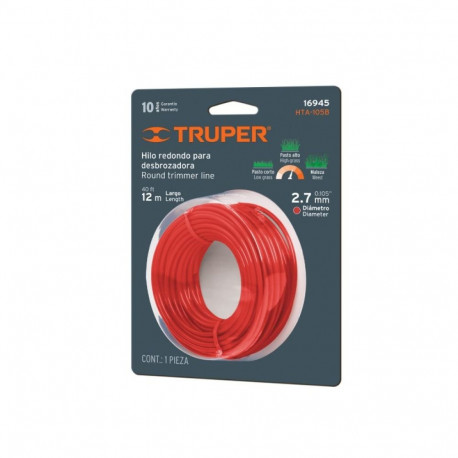 Truper ümar trimmeri jõhv 2.7mm/12m