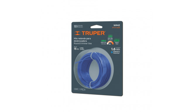 Круглая триммерная леска 1,6 мм/15 м Truper®