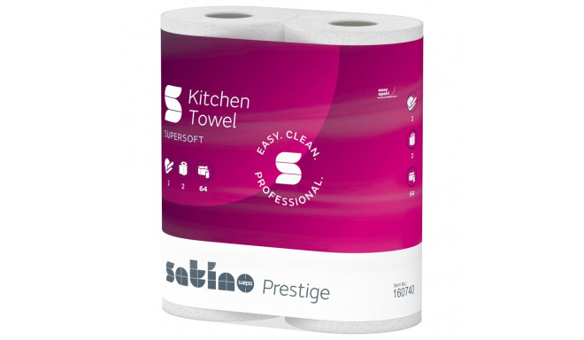 Majapidamispaber/köögipaber rullis 2-kihiline WEPA Satino 2rl pakis