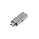 HDMI(M)-Displayport(F)4K adapter silver