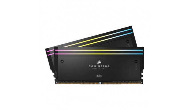 Corsair Dominator Titanium RGB 64GB 2x32GB DDR5 6400MT/s DIMM puhvrivaba 32-40-40-84 Std PMIC XMP 3.