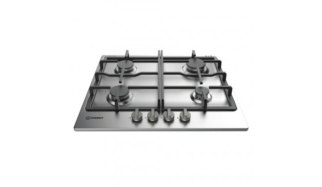 Gas Hob - Indesit THP 641 IX/I Built-in 4 Zones Stainless Steel