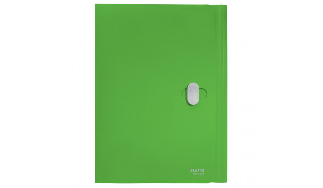 3 Flap Folder Leitz Recycle A4 PP Green