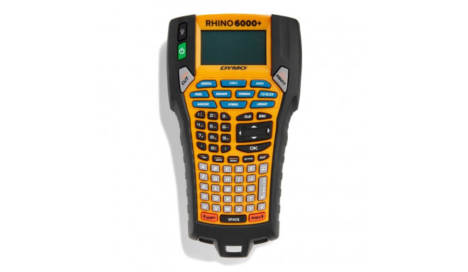 DYMO Rhino 6000+ tööstuslik arvutiga ühendatav etiketiprinter tugeva kandekohvriga, sisaldab 1 vinüü