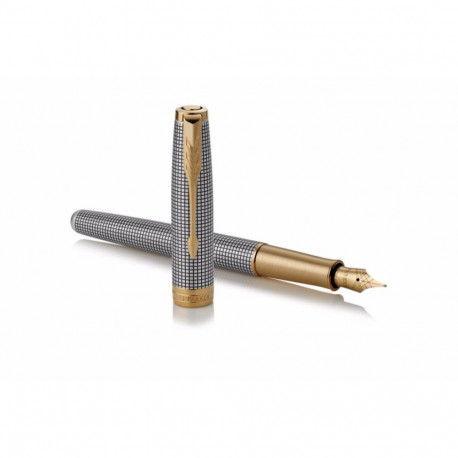 Parker Sonnet fountain pen Cartridge filling system Silver 1 pc(s)